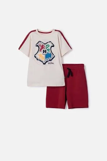 Conjunto Harry Potter remera y bermuda